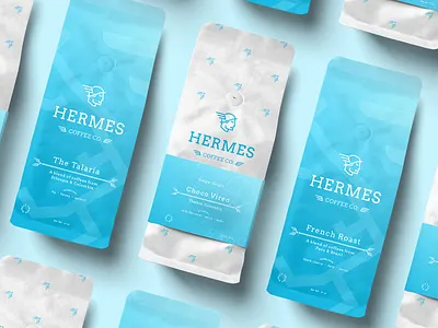 Hermes Coffee Co. Branding branding logo typography