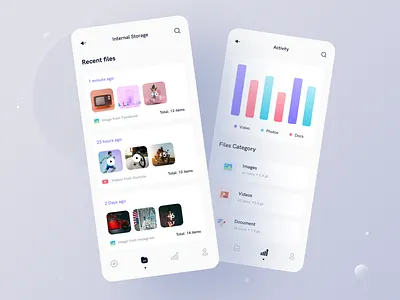 Jeofile Ultimate file and task management app II clean design clean ui design file management file manager illustration interaction minimal minimalism product typogaphy userinterface ux