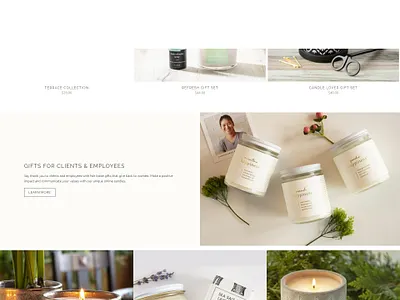 Prosperity Candle birthday brand design branding candles design ui ux web development webdesign website