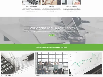 Millennia Book Keeping accounting book branding design keeping ui ux webdesign website