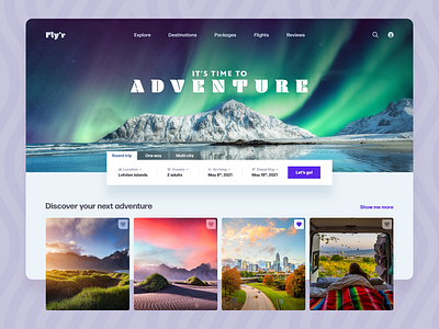 Freebie 15: Travel Landing Page adobe xd booking landing page travel travel landing page ui design web design website