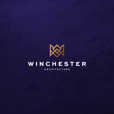 Winchester Architecture abstract achitecture character design lettering lettermark logo monogram symbol vector wa