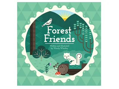 "Forest Friends" children's book childrens book illustration forest animals illustration picturebook woodland