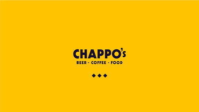 Chappo's Cafe branding coffee design graphic design illustration lettering logo logo design typography