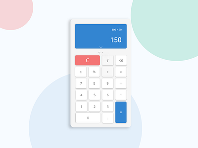 Minimal calculator classic app calculator classic daily ui design flat design honduras minimal ui ux