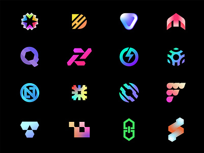 logofolio - logo collection dribbble by Riya Moni on Dribbble