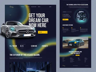 🚘 Carry Class Landing Page ari car car landing page carry carry class carry landing page design fariz landing landing page landing page design landingpage mercedes landing page mobile supercar web web design web supercar