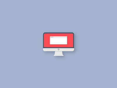 Tech Icons - PC design flat graphic icon imac modern monitor pc screen set tech technology vector