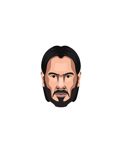 John Wick art character design hero illustration illustrator vector