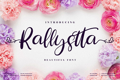 Rallystta - Beautiful Script Font app branding design icon illustration logo typography ui ux vector web