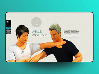 Kung Fu 3D Interactive Lessons 2/2 cinema 4d interaction design ui ux website