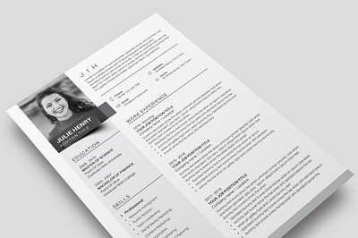 Elegant Resume/CV black cv design clean resume creative resume curriculum vitae cv design doc resume docx editable resume elegant resume female resume infographic resume minimal modern resume photoshop resume printable resume professional resume resume template word word resume