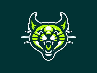 Caracal bobcat caracal cat illustration lion logo lynx mascot sport tiger wildcat