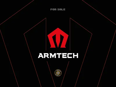 ARMTECH logo - FOR SALE arm army artwork branding esports gaming logo modern logo sponsor team tech technology tshirt vector