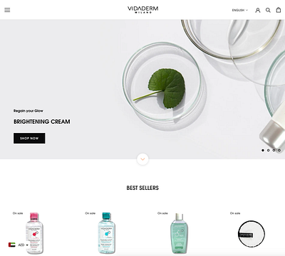 vidaderm app branding design illustration logo minimal typography ui vector web website