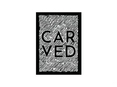 Carved - r/logodesign Logo Battle Entry branding clean design graphic design illustration illustrator logo typography vector