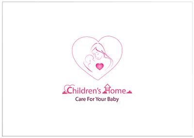 Children s Home Logo Design branding creative logo illustration logo design