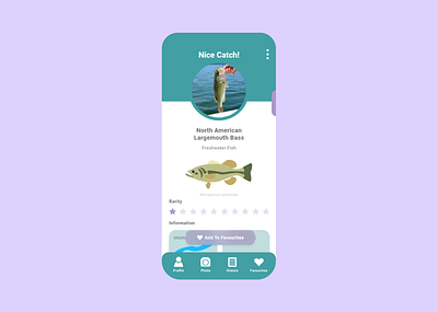 Mobile Fishing App Concept | UI UX app design application design illustration interaction minimal product design ui ui design uiux ux