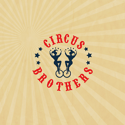 Circus Brother Logo Design graphic designer logo logodesign