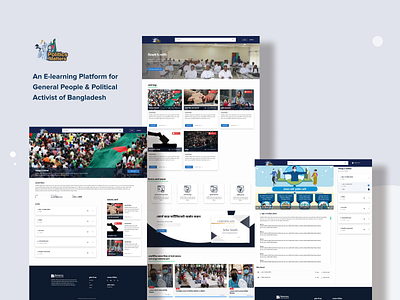 E-learning Platform To Learn Politics charity e learning education website inspiration politics ui ux ui design web design web ui design website design