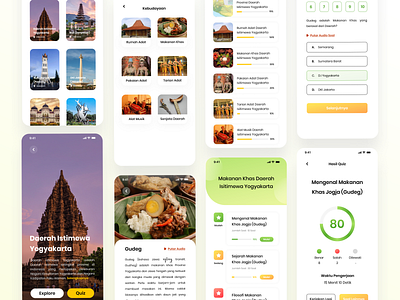 Edusaya Mobile App app culture design education education app graphicdesign green indonesia indonesia culture minimal mobile app mobile ui ui uidesign uiux uiuxdesign ux