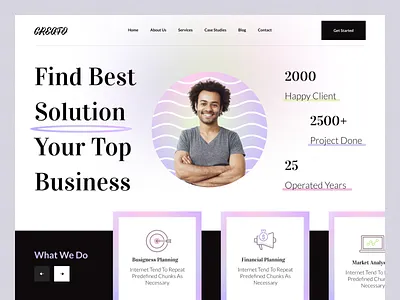 Agency Web Header 2021 trend agency website branding agency business agency business web creative creative agency creative direction creative studio creativeart digital marketing digital marketing services landing page minimal modern ui typography ui ux web website