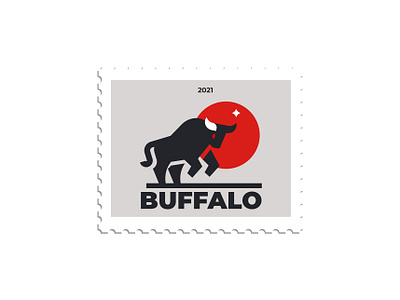 BUFFALO branding buffalo bull design inspiration logo minimalism silhouette vector