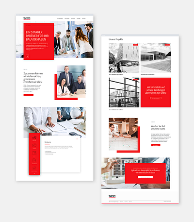 Webdesign for Construction Engineering Company drupal roromedia ui ux