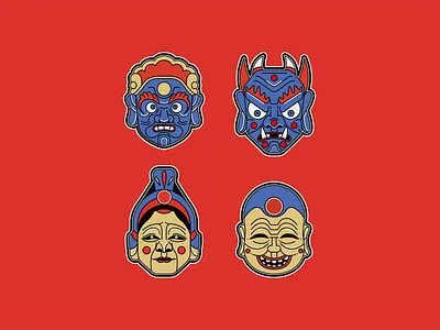 MASK design emoji icon illustration