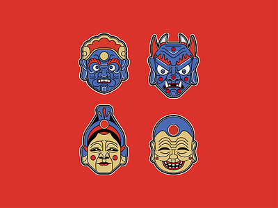 MASK design emoji icon illustration