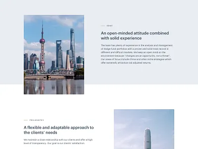 Lakes Capital Partners - Single Page Website flat minimal simplicity single page website ui design