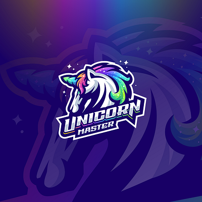 UNICORN angry brand character e sport esport esports logo mascot sport unicorn unicorn logo