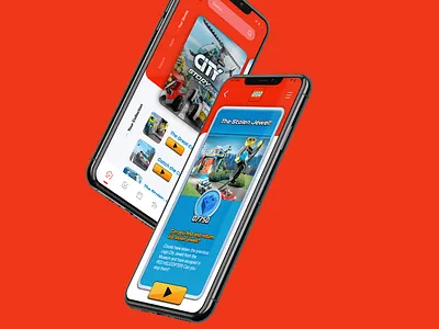 Lego App app app design design game interactive interface lego toys ui