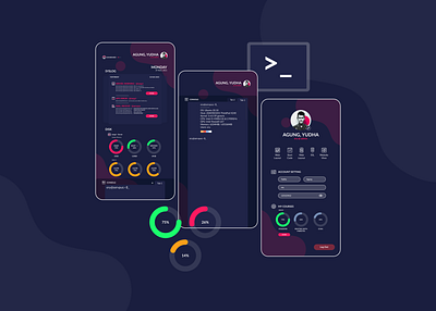 Server Monitoring UI Design application mobile ui ui design ui ux uiux ux