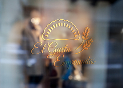 El gusto empanadas branding design identity design illustration logo logo design print vector