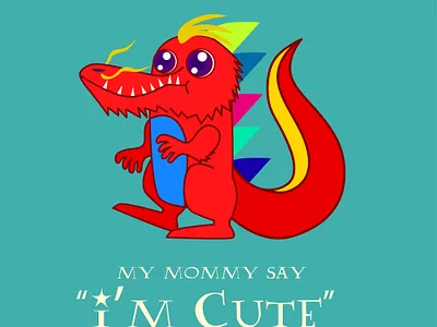 cute dragon animal animation app branding design icon illustration logo minimal typography vector
