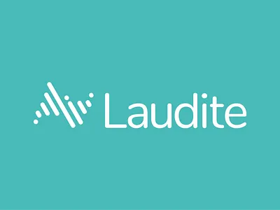 Laudite - Logo for a Medical Voice Recog. Software brand icon logo logo design logotype symbol