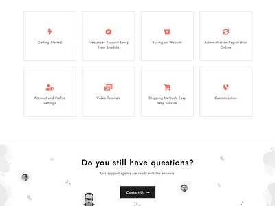 Help Center - Knowledge Base Article bootstrap 4 faq help center helpdesk html template web design