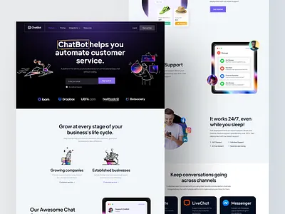 Chat Bot Platform Web Design ai chatbot platforms best chatbot platforms best free chatbot chatbot platform comparison chatbot platforms gartner colorfull web design free chatbot for website landing page list of chatbots product design uihut uiux design web design website design