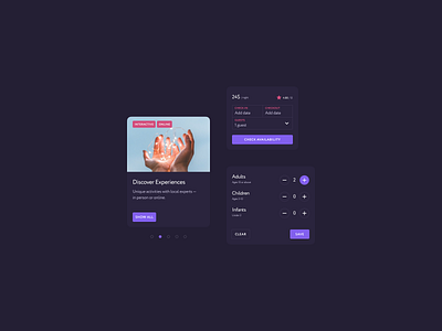 Daily UI shot app component components dark theme dark theme ui dark ui design flat minimal typography ui ui design ux ux design uxui web webdesign