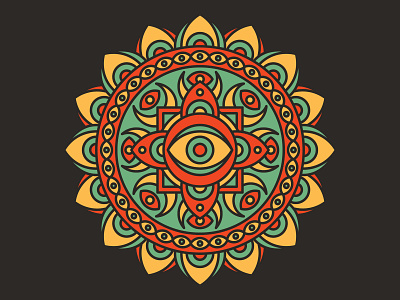 There's No Such Thing As Being The Best design geometric geometry graphic design illustration illustrator mandala psychedelic sacred geometry