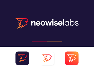 Neowiselabs app icons brandmark comet debut design icon lab logo logo design neowise rabbit