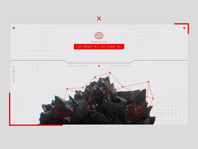 Digital Rock branding cyber design rock tech technology ui