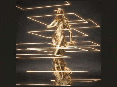 Rebirth From A Golden Bath art direction cinema4d motion media xparticles