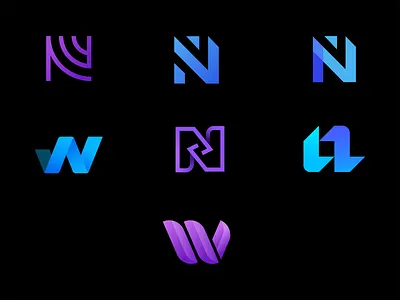 N and W logos a b c d e f g h i j k l m n brand design gradient logo logo logo design logo design branding logo designer logo designs logotype logotype design logotypes n letter n logo n mark n monogram