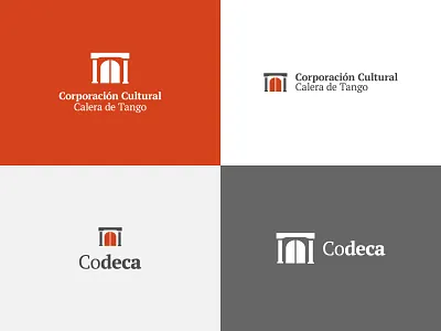 Codeca brand brand design chile culture flat house of culture logo proposal