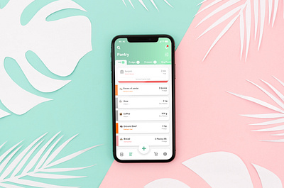 Pantry App app appdesign cooking food kitchen pantry ui uidesign ux
