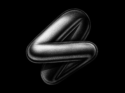 4 — (31/36) 36daysoftype 3d 4 black design designer hand lettering illustration illustrator procreate type typography