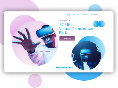 073 Daily UI - Virtual Reality 073 acme dailyui dailyui073 dailyuichallenge