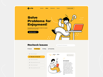 Solving agency landing page business design header hero illustration illustrations solving typography ui ui ux ui design uidesign ux ux ui ux design uxdesign uxui web website website design